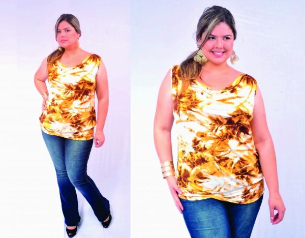 Blusa Tamanho Especial REF. TE416