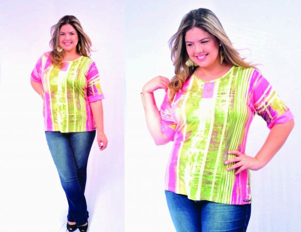 Blusa Tamanho Especial REF. TE427